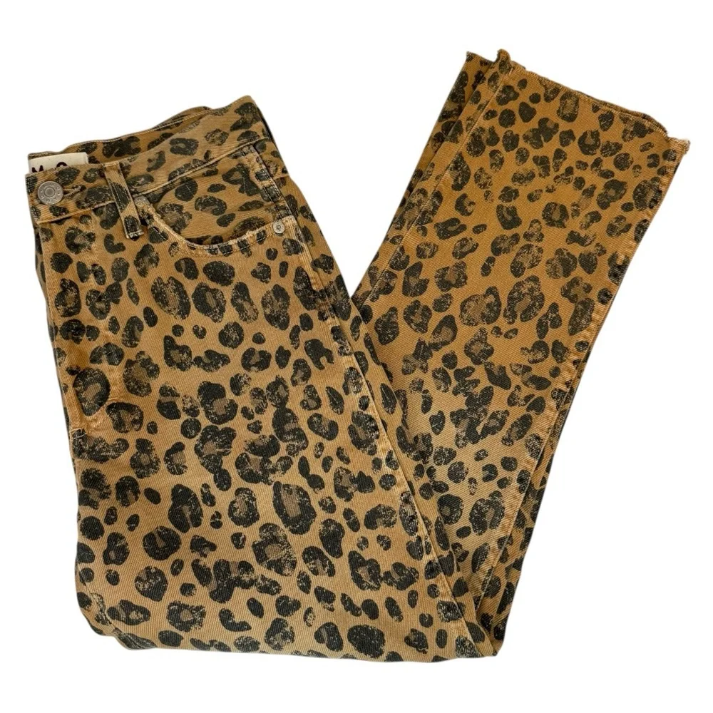 AMO Leopard Lover Boy High Rise Jeans 25